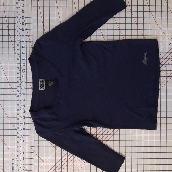 Indian Motorcycle 3/4 Sleeve V-Neck T-Shirt - Picture 1 of 4